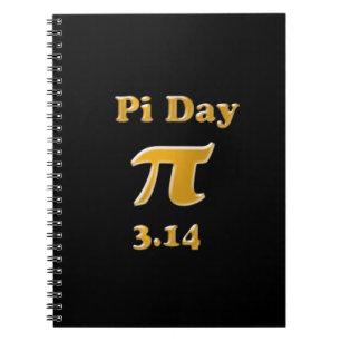 Pi Day Spiral Notebook