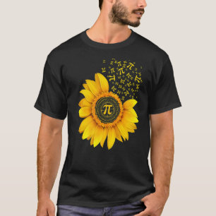 Pi Day   Sunflower 3 14 Pi Number Symbol Math Scie T-Shirt