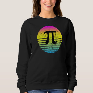 Pi Day Sunset 3 14 March 14th Math Teacher Vintage Sweatshirt
