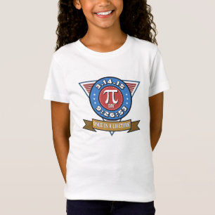 Pi Day Symbol for Math Nerds Kids T-shirt