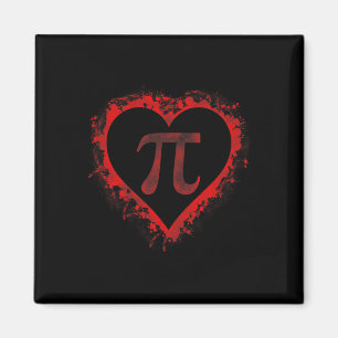 Pi Day Symbol Heart Valentines Day Boys Kids Math Magnet