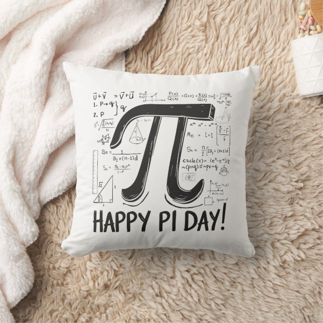 Pi Day Throw Pillow – Cosy & Fun Math Lover (Blanket)