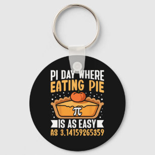 Pi Day Where Eating Pie Is As Easy - Math Lover 3. Key Ring