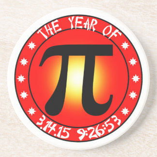 Pi Day - Year of Pi 3/14/15 9:26:53 Coaster