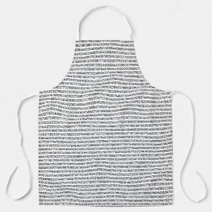 Pi Digits Pi Infinite Numbers Pattern Pi Day Apron