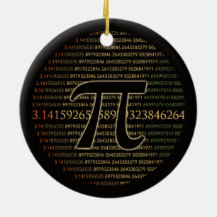 Pi Eclipse Ceramic Tree Decoration
