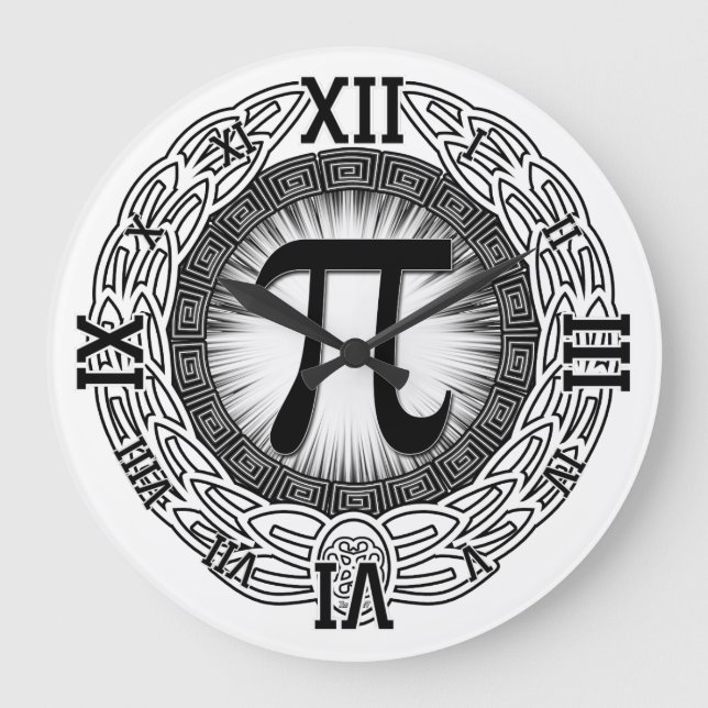 PI Emblem Large Clock (Front)