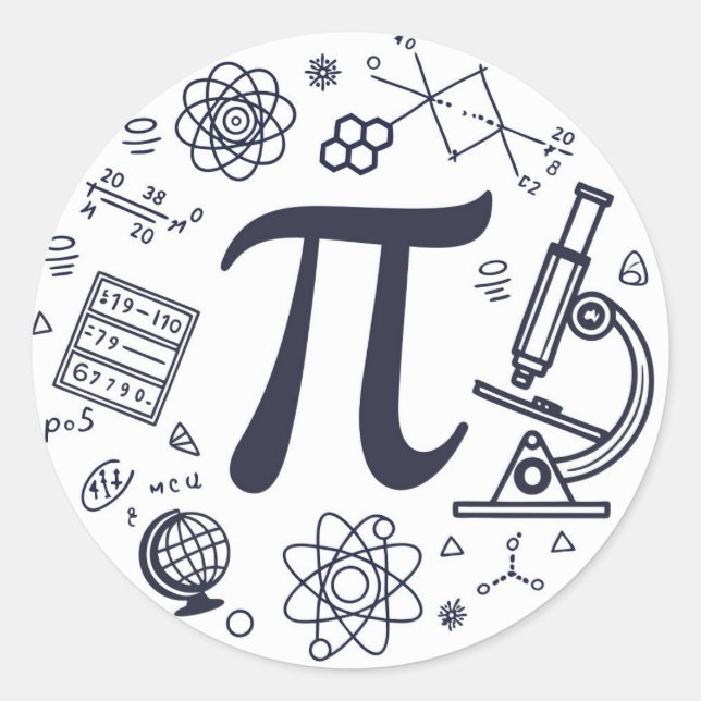 Pi Enthusiast Classic Round Sticker (Front)