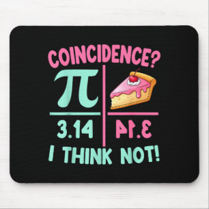 Pi Equals Pie For Happy Pi Day Math Lover Teacher Mouse Pad