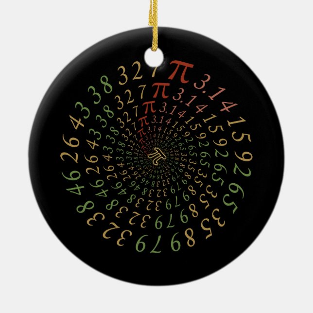 Pi Galaxy Ornament (Back)