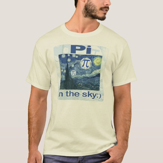 Pi in the Sky by Mudge Studios T-Shirt (Front)