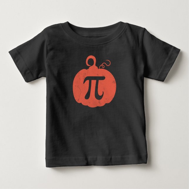 Pi inside Pumpkin Baby T-Shirt (Front)