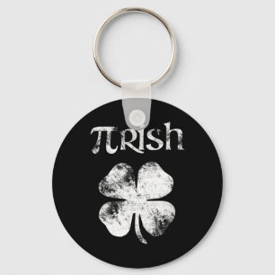 Pi Irish St Patrick's Day Pi 3.14 Pi Day Irish Mat Key Ring