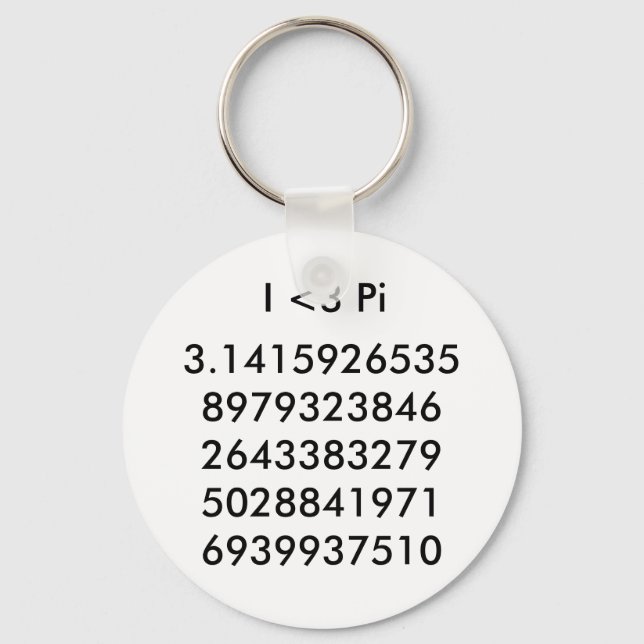 Pi key chain (Front)
