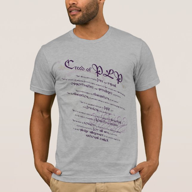 Pi Lambda Phi Abstract Creed T-Shirt (Front)
