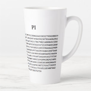 "PI"  Latte Mug