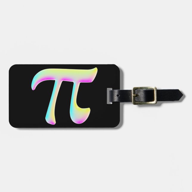 Pi Light Disco Luggage Tag (Front Horizontal)