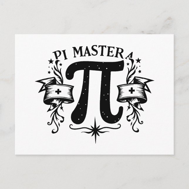 Pi Master Postcard (Front)