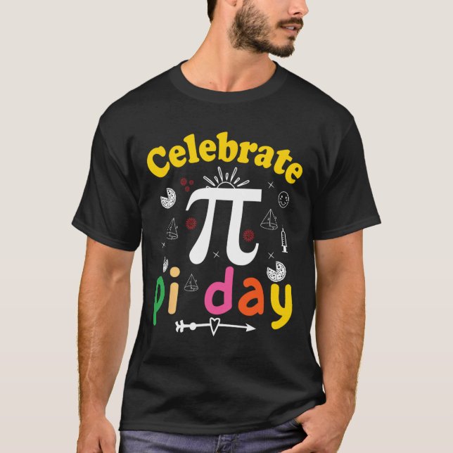 Pi Math Science Stem Gift 3.14 Pi Day 1  T-Shirt (Front)