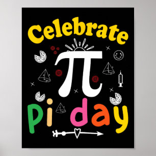 Pi Math Science Stem Gift 3.14 Pi Day  Poster