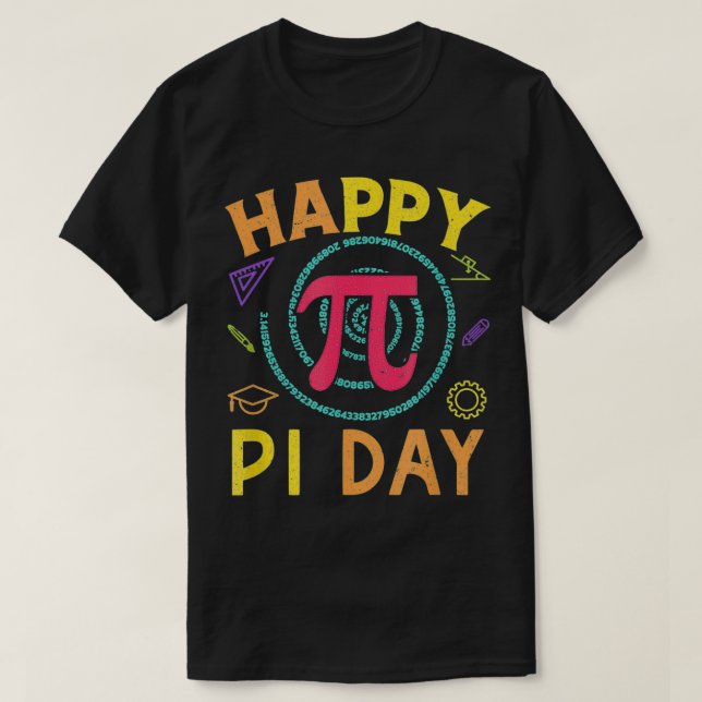 Pi Math Science STEM Gift 3 T-Shirt (Design Front)