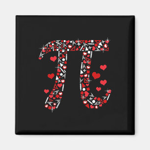 Pi Math Valentine Shirt Math Teacher Valentine's D Magnet