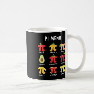 Pi Menu 3,14 Pi Number Symbol Math Teacher Funny F Coffee Mug