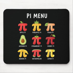 Pi Menu 3,14 Pi Number Symbol Math Teacher Funny F Mouse Pad