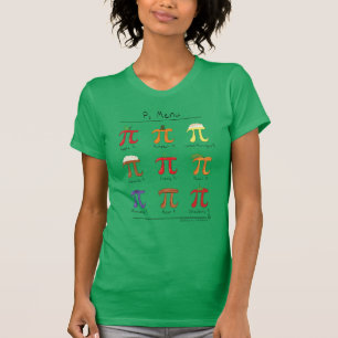 Pi Menu Cute Math Pi Day Women's T-Shirt