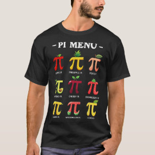 Pi Menu Pi Day 3  T-Shirt