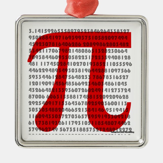 pi metal tree decoration (Front)