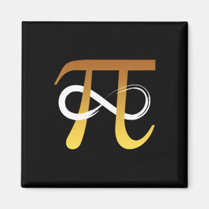 Pi Number 3.14 Infinity Symbol Funny Math Geek Gif Magnet