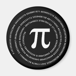 Pi Number Design Magnet