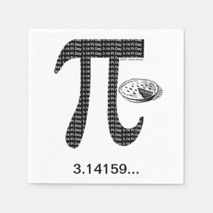 Pi One Pie Napkin