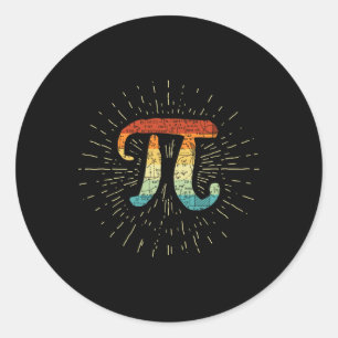 Pi - Pi Day Math Geek Happy Pi Day Classic Round Sticker