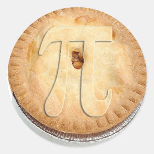 PI PIE  CRUST 3.14 CLASSIC ROUND STICKER