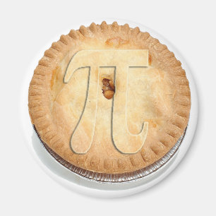 PI PIE CRUST! Cutie Pie - Celebrate Pi Day! π Magnet