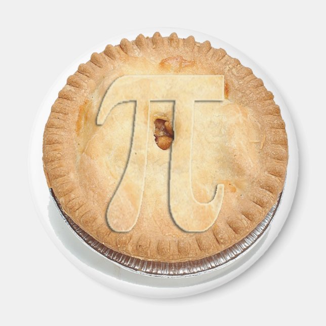 PI PIE CRUST! Cutie Pie - Celebrate Pi Day! π Magnet (Front)