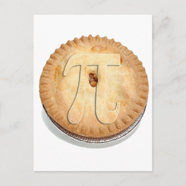 PI PIE CRUST! Cutie Pie - Celebrate Pi Day! π Postcard (Front)