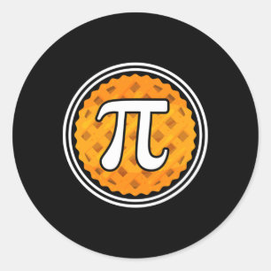 Pi Pie Day Design For Math Teacher Students Pie Lo Classic Round Sticker