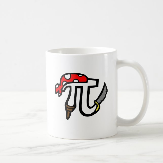 PI Pirate Coffee Mug (Right)