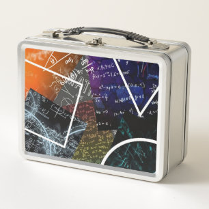 Pi Power: Math Art Metal Lunchbox