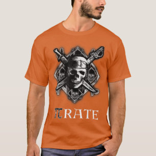 PI rate Pirate Funny Cool Math Geek Nerd Gift T-Shirt