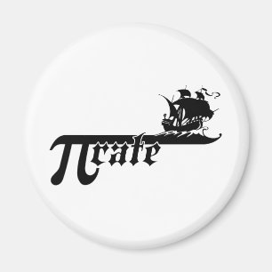 Pi rate ship magnet