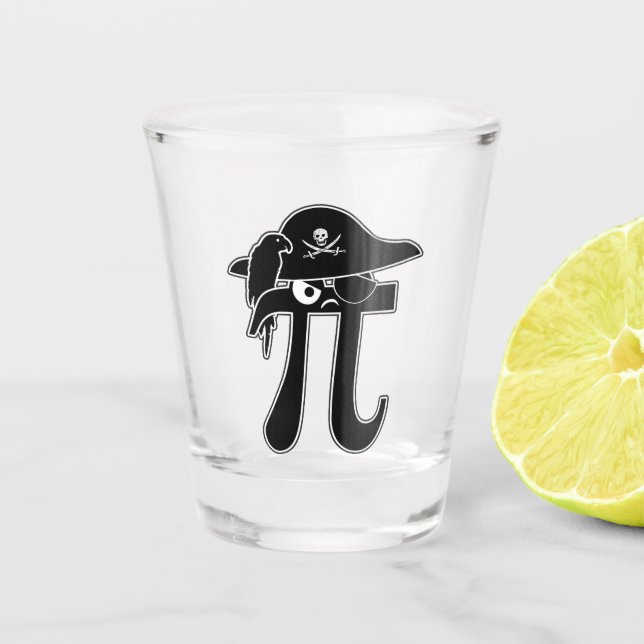 Pi-Rate Shot Glass (Front)
