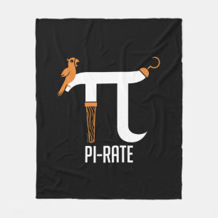 Pi-Rate Symbol Fleece Blanket