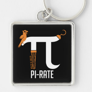 Pi-Rate Symbol Key Ring