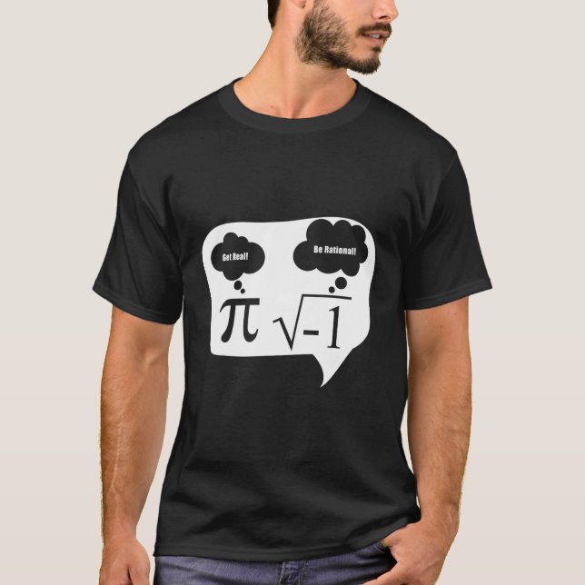 Pi Rational Nerd Nerdy Geek Computer Science Physi T-Shirt (Front)