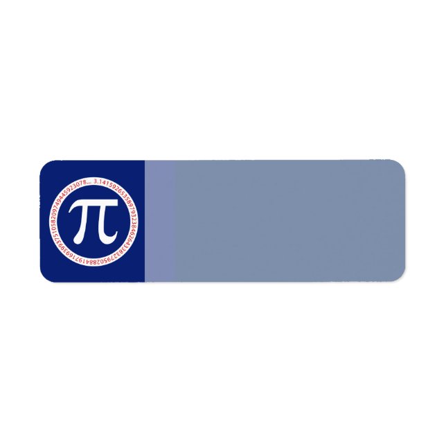 Pi Ring on Navy Blue (Front)