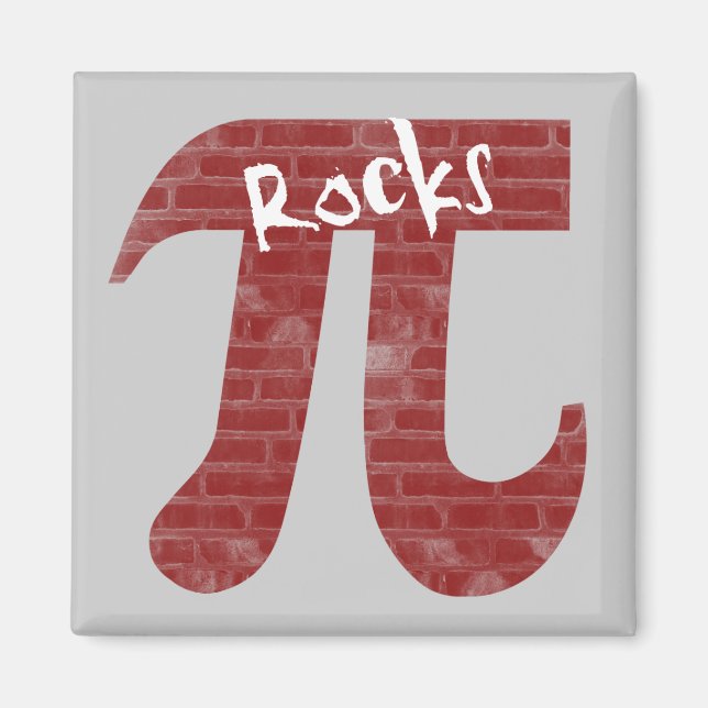 Pi Rocks Magnet (Front)
